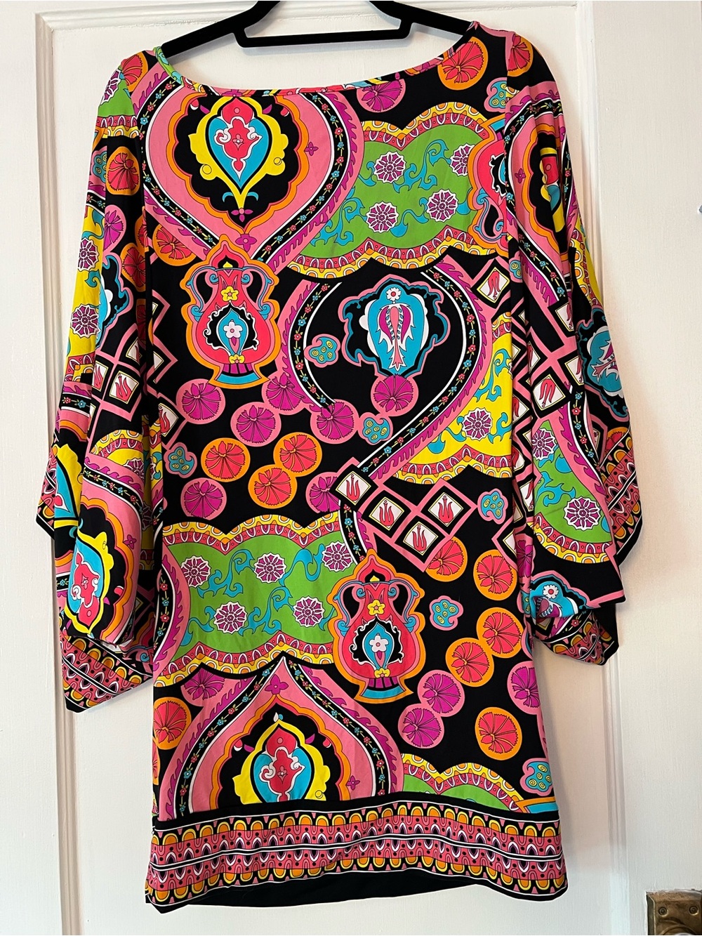 Trina Turk Colorful Dress / Cover Up Size M Resort Vacation - Picture 6 of 8